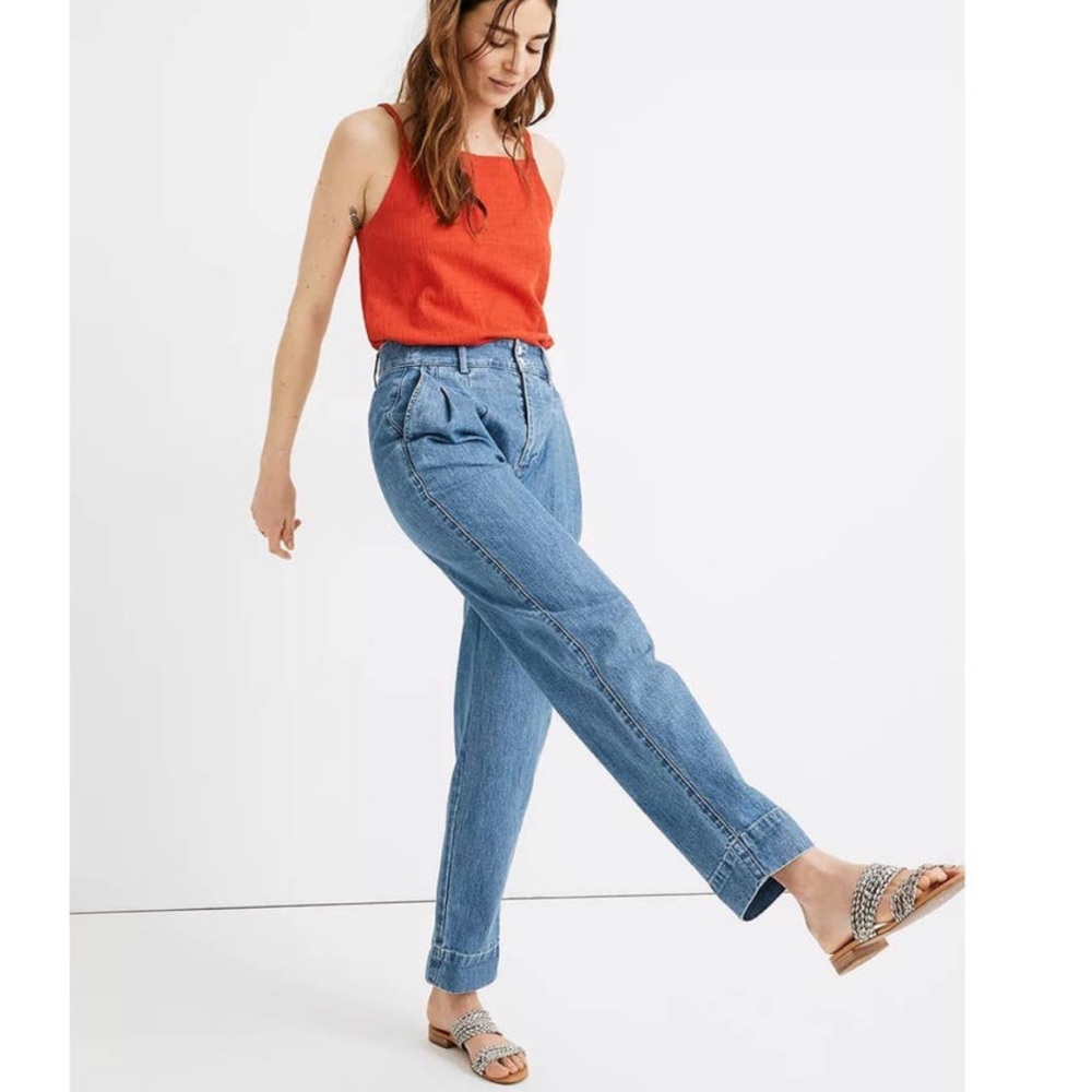 Madewell Pleated jeans size 30 SOLD OUT Online!!!!